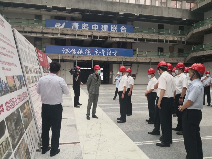 中建聯(lián)合|山東省委常委、青島市委書記王清憲走訪調(diào)研北服青島時尚產(chǎn)業(yè)園項目(圖1)